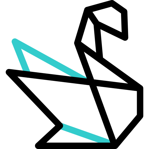 cisne Basic Accent Outline icono