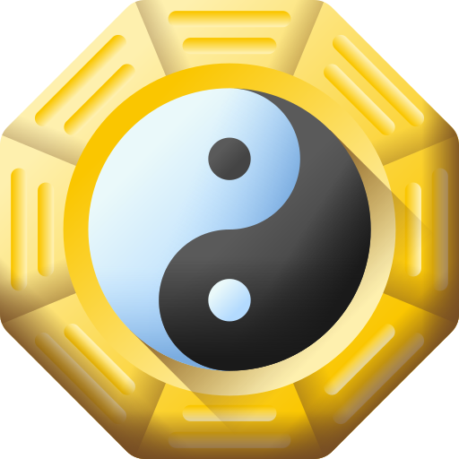 yin yang 3D Color icoon