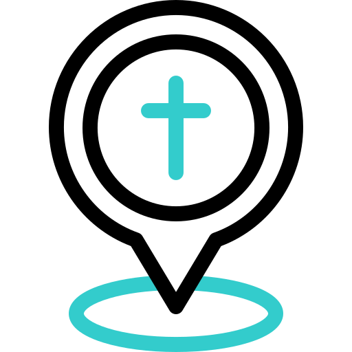 Church Basic Accent Outline icon