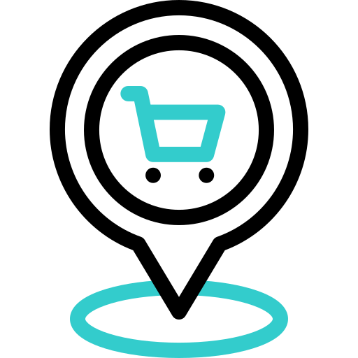 Supermarket Basic Accent Outline icon
