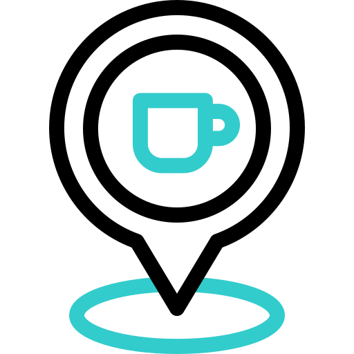 Coffee shop Basic Accent Outline icon