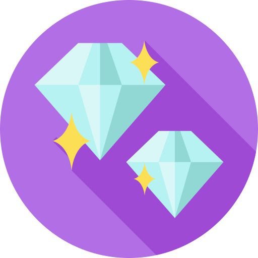 diamant Flat Circular Flat icoon