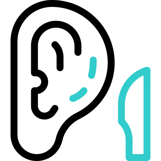 otoplastia Basic Accent Outline icono