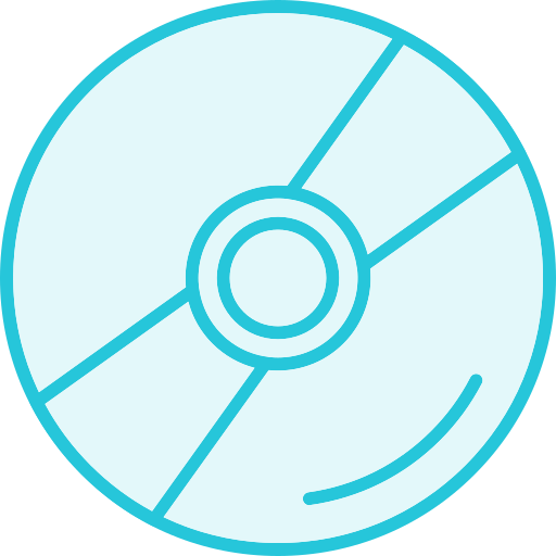 unidad de cd Generic color lineal-color icono