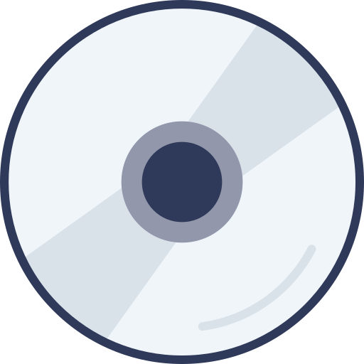 cdドライブ Generic color fill icon