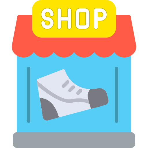 Shoe shop Generic color fill icon