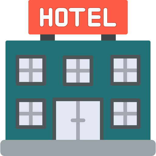 hotel Generic color fill icona