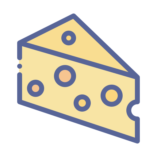 Cheese Amogh Design Soft Lineal Color icon