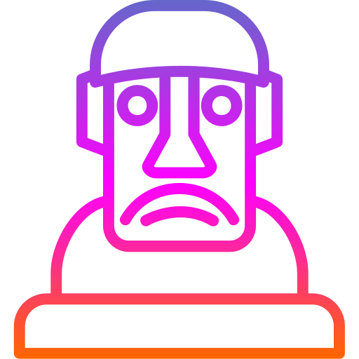 moai Generic gradient outline icon