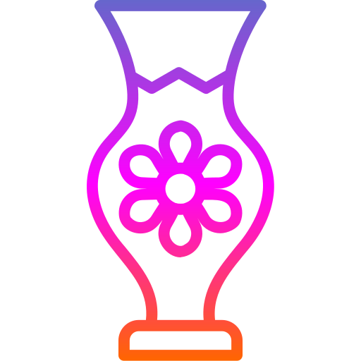 花瓶 Generic gradient outline icon