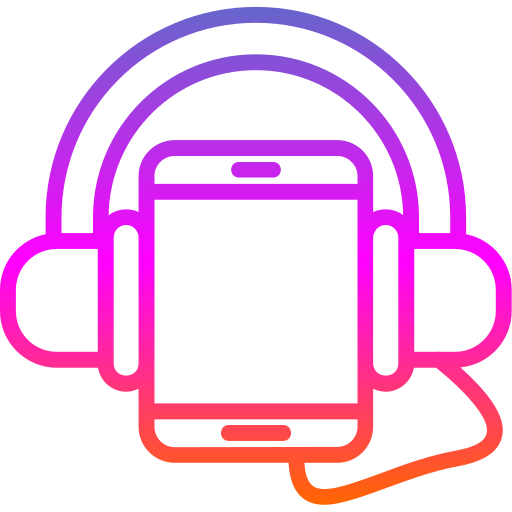 audioguide Generic gradient outline icon
