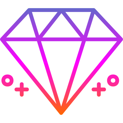 diament Generic gradient outline ikona