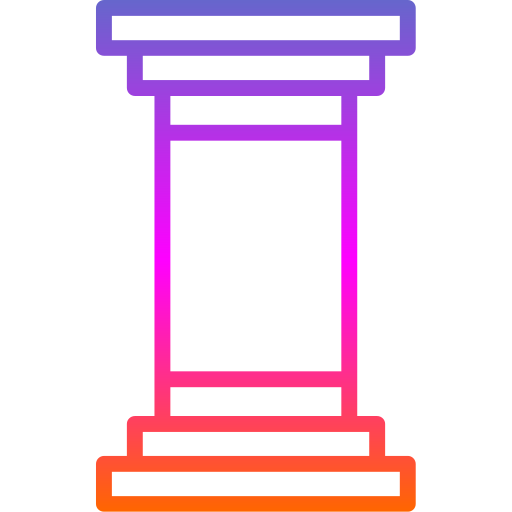 kolumna Generic gradient outline ikona