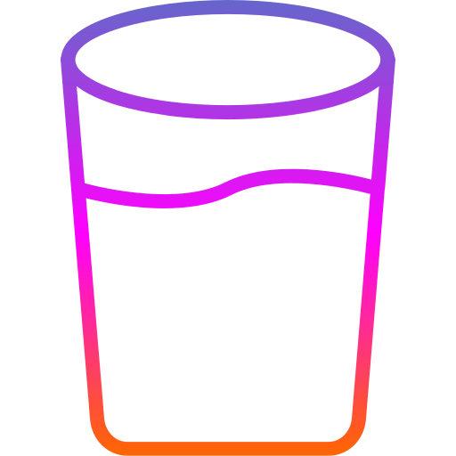 bicchiere Generic gradient outline icona