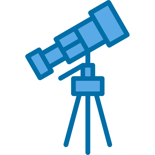 telescopio Generic color lineal-color icono