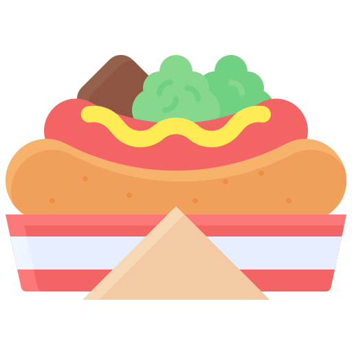 hot dog Generic color fill ikona
