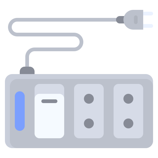 Power plug Generic color fill icon