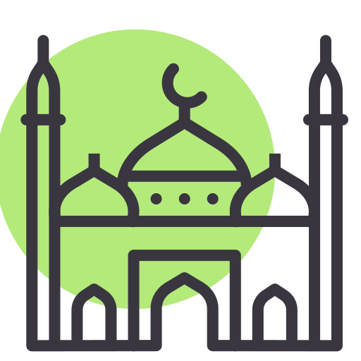 モスク Amogh Design Lineal Background Color icon