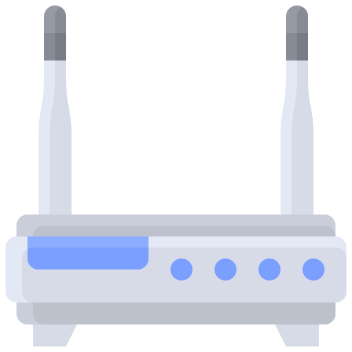 router wifi Generic color fill icona