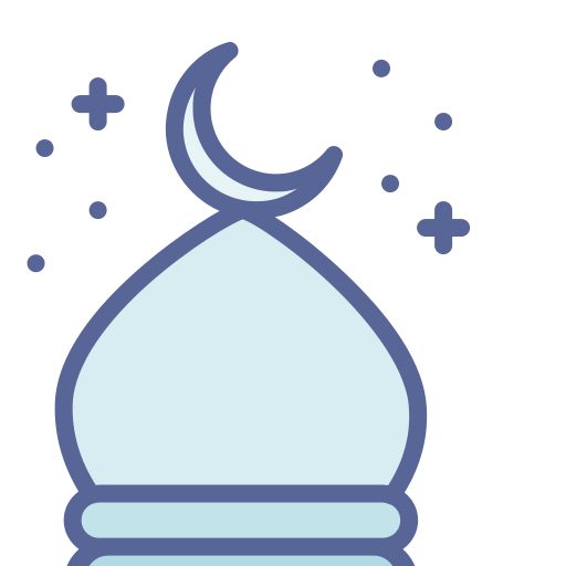 Mosque Amogh Design Soft Lineal Color icon
