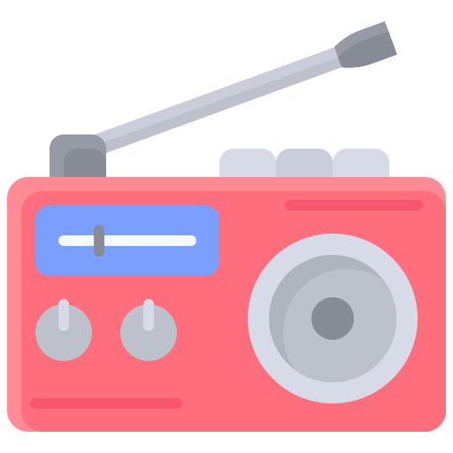 Radio Generic color fill icon