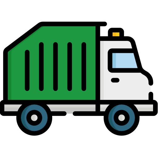 camion di riciclaggio Special Lineal color icona