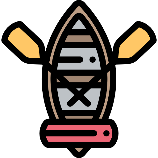 Boat Detailed Rounded Lineal color icon