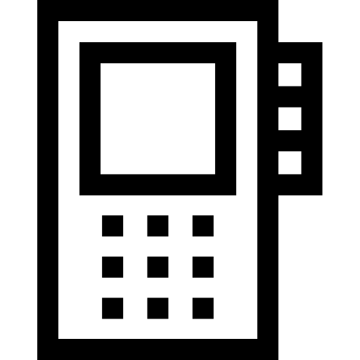 dittafono Basic Straight Lineal icona