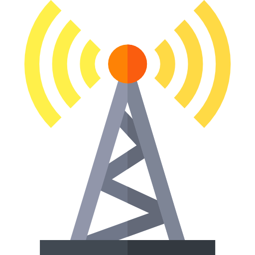 Antenna Basic Straight Flat icon