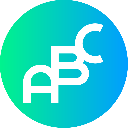 a b c Super Basic Straight Circular icono