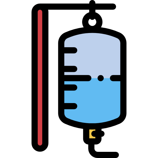 Intravenous Detailed Rounded Lineal color icon