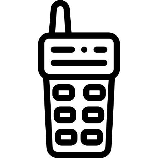 Рация Detailed Rounded Lineal иконка