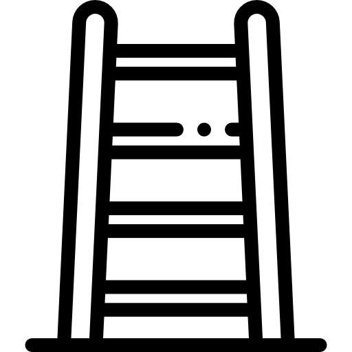 Лестница Detailed Rounded Lineal иконка