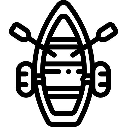 scialuppa di salvataggio Detailed Rounded Lineal icona