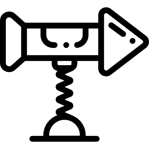 razzo Detailed Rounded Lineal icona