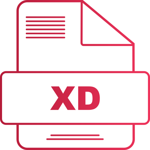 xd Generic gradient outline Icône