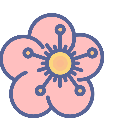 Flower Amogh Design Soft Lineal Color icon