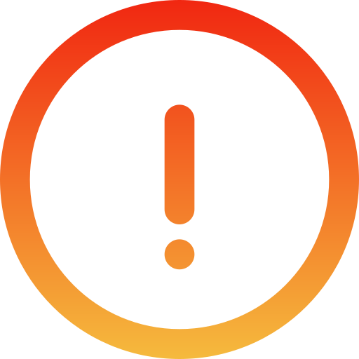 Alert Generic gradient outline icon