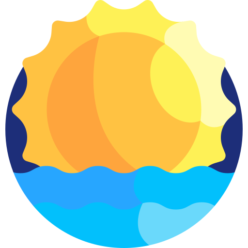 sol Detailed Flat Circular Flat icono
