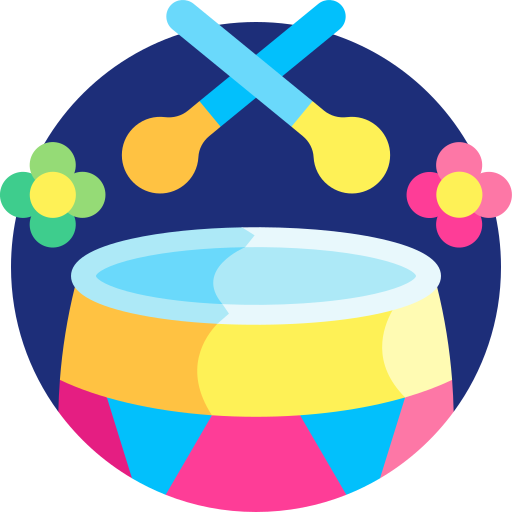 Drum Detailed Flat Circular Flat icon