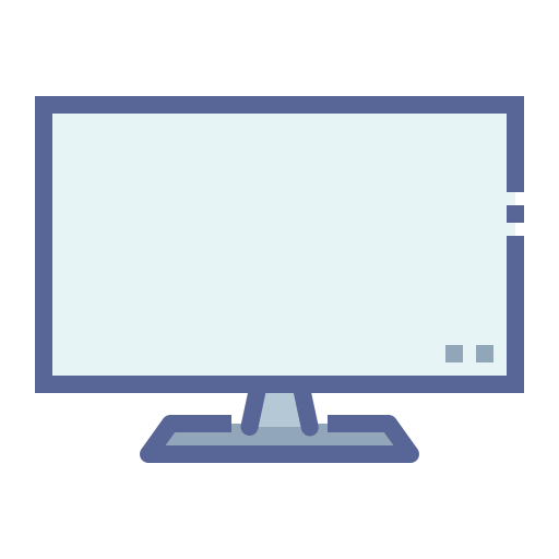 computadora Amogh Design Soft Lineal Color icono