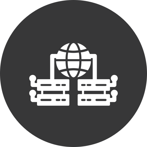 Global services Generic black fill icon