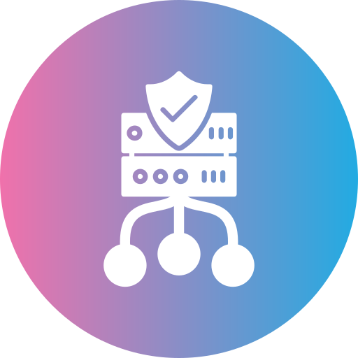 Database security Generic gradient fill icon