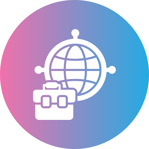 International business Generic gradient fill icon