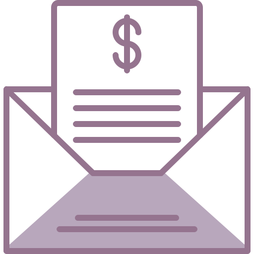 e-mail envelop Generic color lineal-color icoon