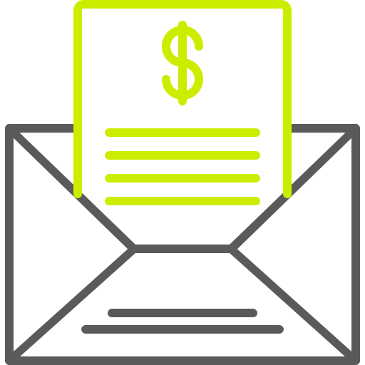 e-mail envelop Generic color outline icoon