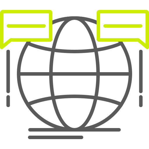 comunicacion global Generic color outline icono