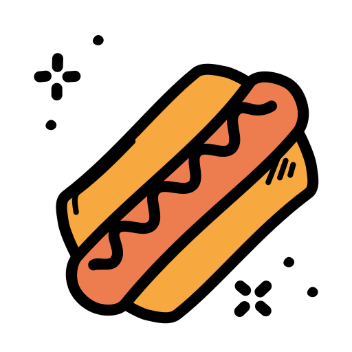 hot-dog Generic color lineal-color Icône