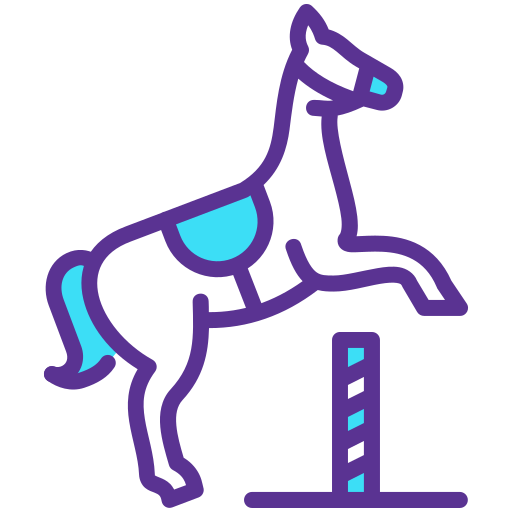 馬 Generic color lineal-color icon