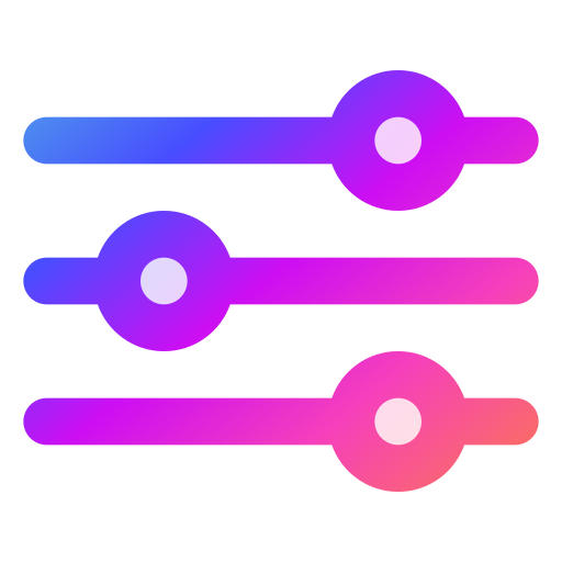 instelling Generic gradient lineal-color icoon